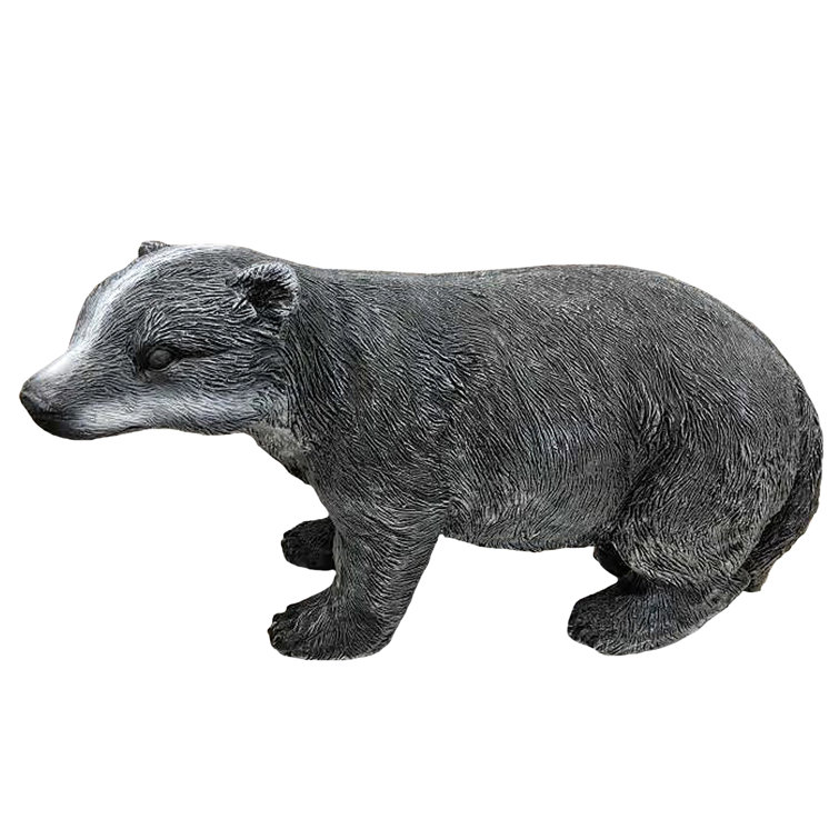 World Menagerie Large Garden Badger Ornament Wayfair.co.uk